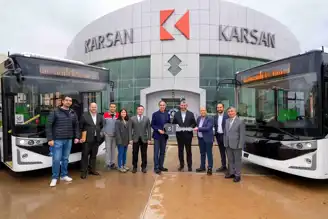 Karsan, İstanbul'da Elektrikli Otobüslerini Gösterdi